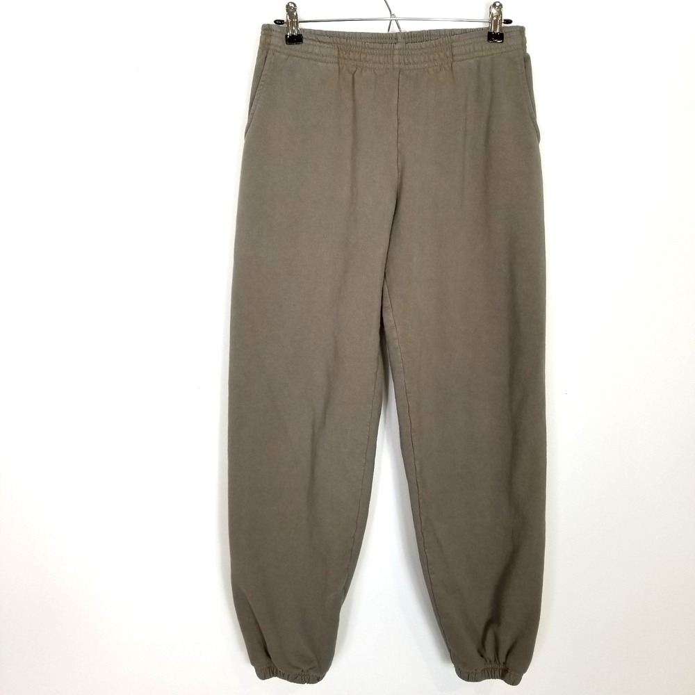 Melody Ehsani Sweatpants Women's Size L Jogger Pants Brown Heavyweight Y2K